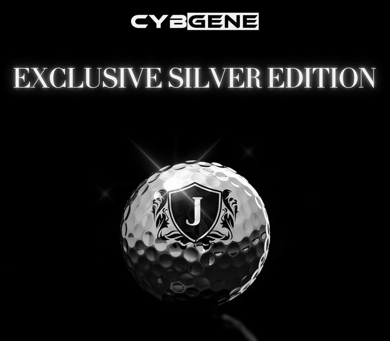 CybGene Personalized Golf Balls for Men, Unique Golf Gifts, Cool Accessories for Golfers, Golf Lovers, for Birthday and Christmas, Silver - Image 4